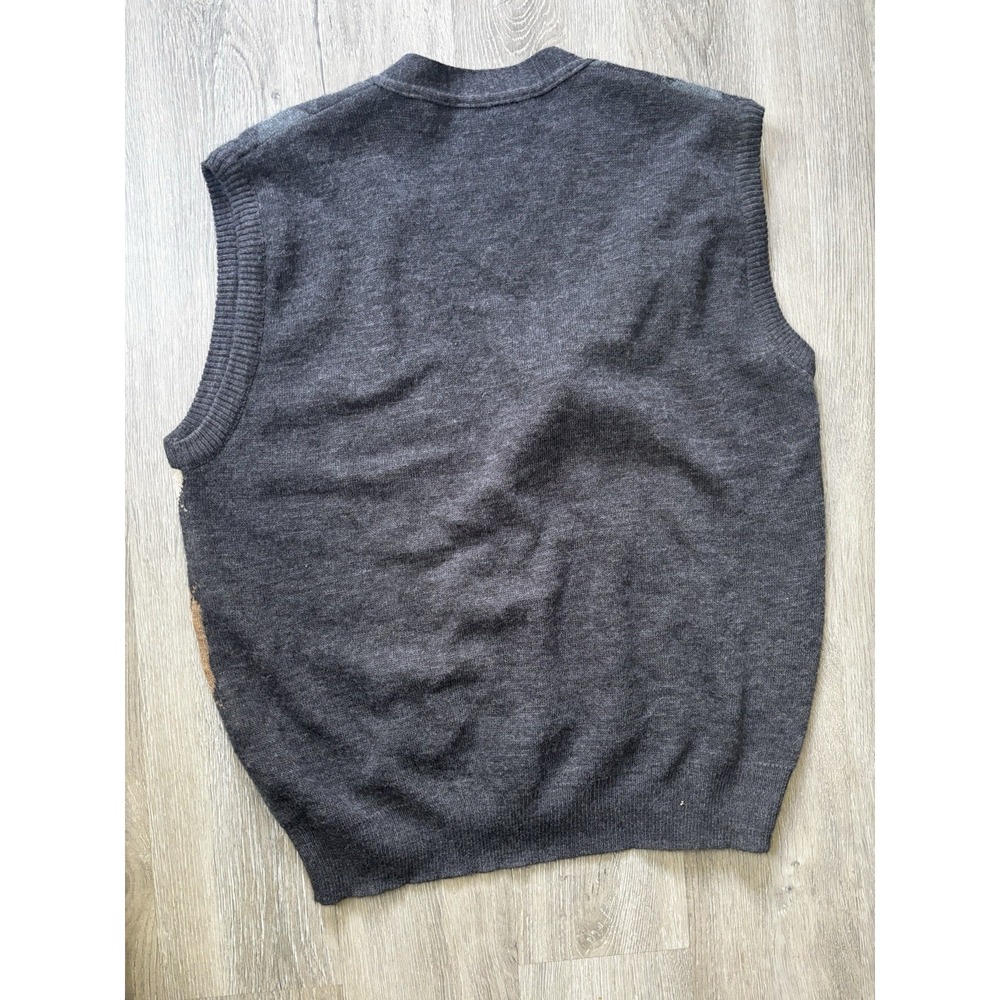 Kenneth Roberts Sweater Vest Mens Large‎  Wool Blend Made in Italy - Picture 8 of 10